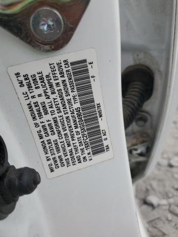 2016 HONDA CIVIC LX 19XFC2F5XGE049045