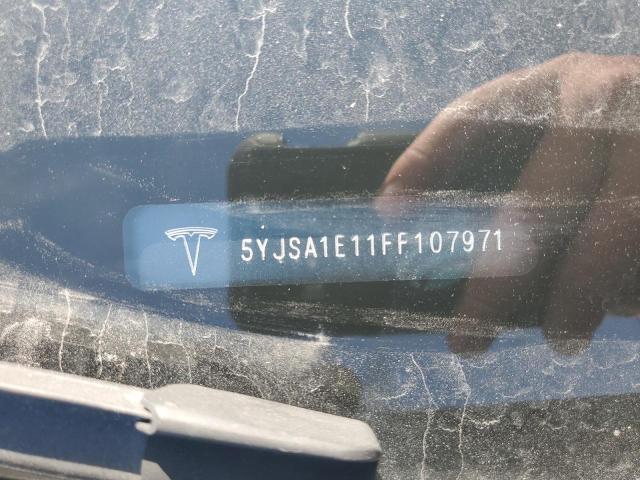 2015 TESLA MODEL S 5YJSA1E11FF107971