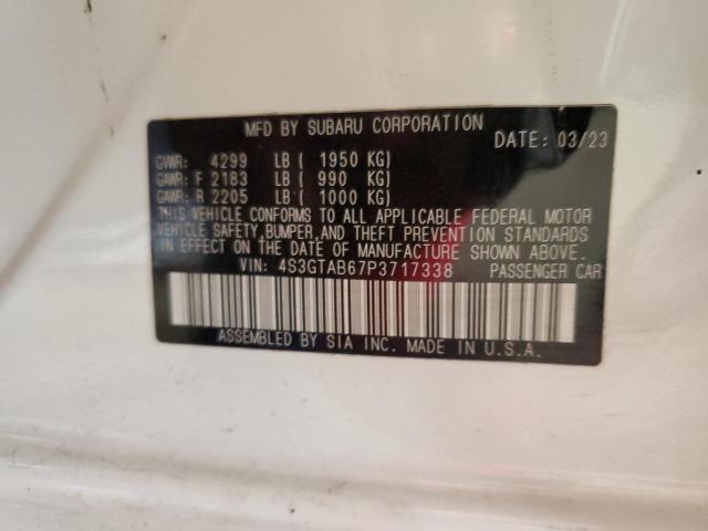 2023 SUBARU IMPREZA 4S3GTAB67P3717338