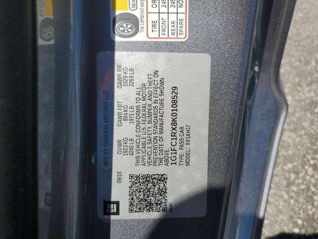 2019 CHEVROLET CAMARO LT 1G1FC1RX8K0108529