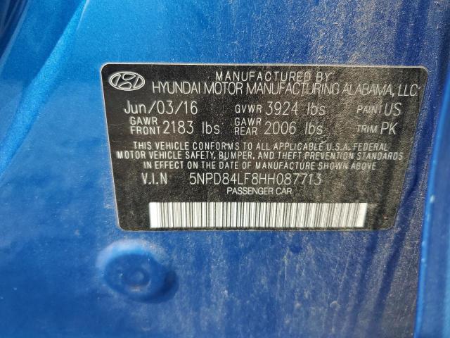 2017 HYUNDAI ELANTRA SE - 5NPD84LF8HH087713
