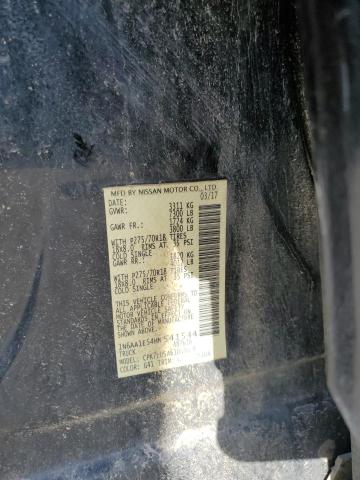 2017 NISSAN TITAN SV 1N6AA1E54HN541544