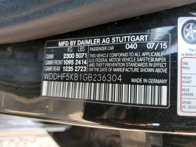 2016 MERCEDES-BENZ E 350 WDDHF5KB1GB236304