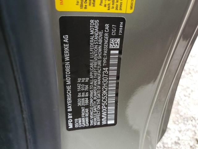 2019 MINI COOPER WMWXP5C53K2H30734