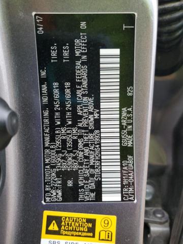 2017 TOYOTA HIGHLANDER 5TDBZRFH2HS419928