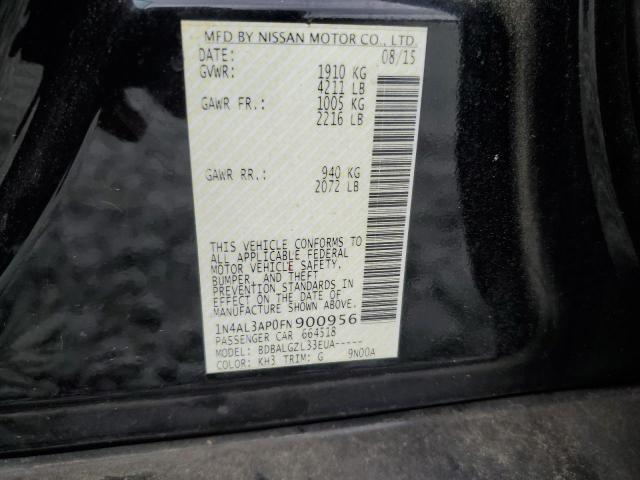 2015 NISSAN ALTIMA 2.5 1N4AL3AP0FN900956