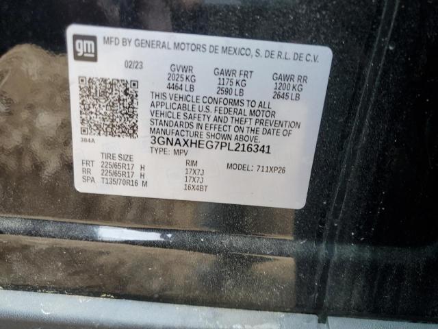 2023 CHEVROLET EQUINOX 3GNAXHEG7PL216341
