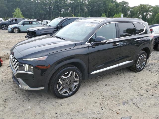 HYUNDAI SANTA FE L 2023 black  hybrid engine KM8S7DA25PU100797 photo #1