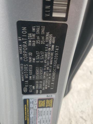 2016 KIA SEDONA LX KNDMB5C16G6209747