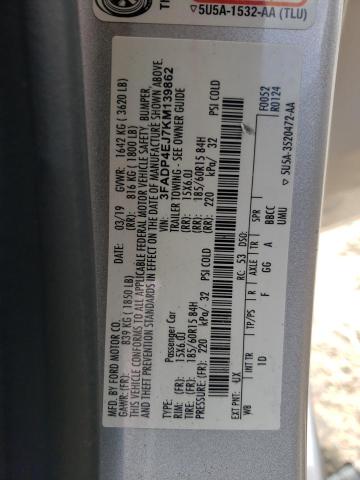2019 FORD FIESTA SE 3FADP4EJ7KM139862
