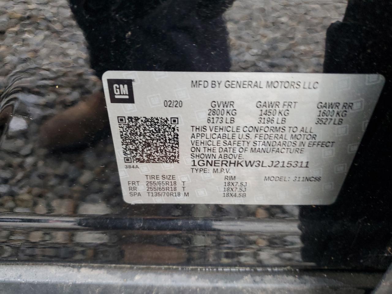 CHEVROLET TRAVERSE LT