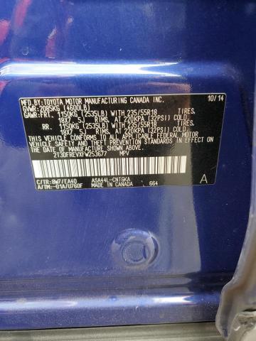 2015 TOYOTA RAV4 LIMIT 2T3DFREVXFW253677
