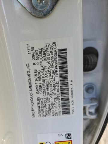 2018 HONDA ACCORD EXL 1HGCV2F51JA001362