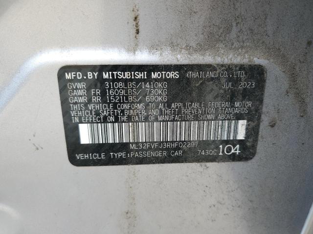 2024 MITSUBISHI MIRAGE G4 ML32FVFJ3RHF02297