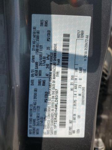2021 FORD RANGER XL 1FTER4EH4MLD83107