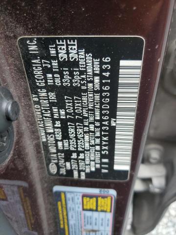 2013 KIA SORENTO LX - 5XYKT3A63DG361436