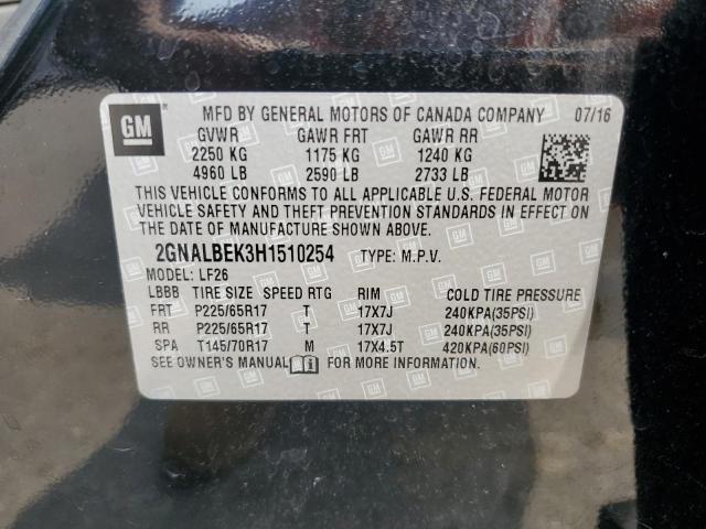 2017 CHEVROLET EQUINOX LS 2GNALBEK3H1510254