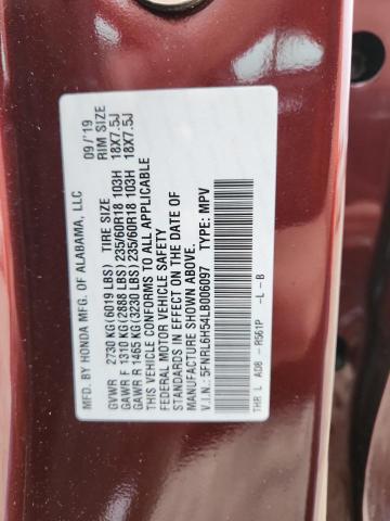 2020 HONDA ODYSSEY EX 5FNRL6H54LB006097
