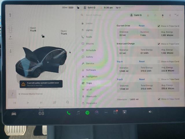 2025 TESLA MODEL 3 5YJ3E1EA7SF009580
