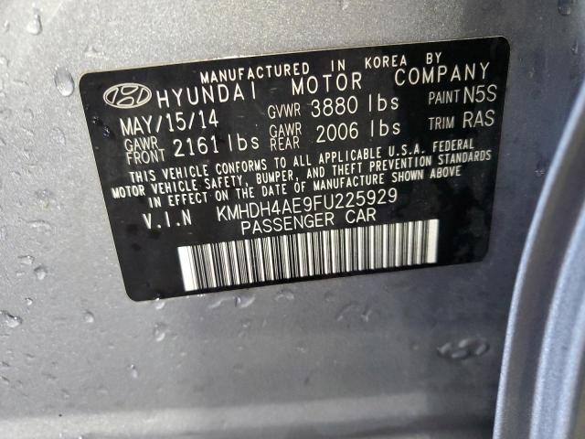 2015 HYUNDAI ACCENT 10T KMHDH4AE9FU225929
