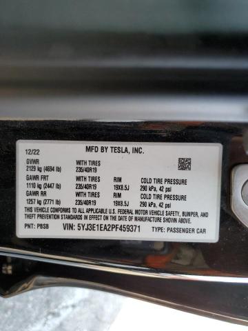 2023 TESLA MODEL 3 5YJ3E1EA2PF459371