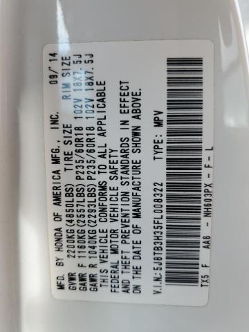 2015 ACURA RDX 5J8TB3H35FL008322