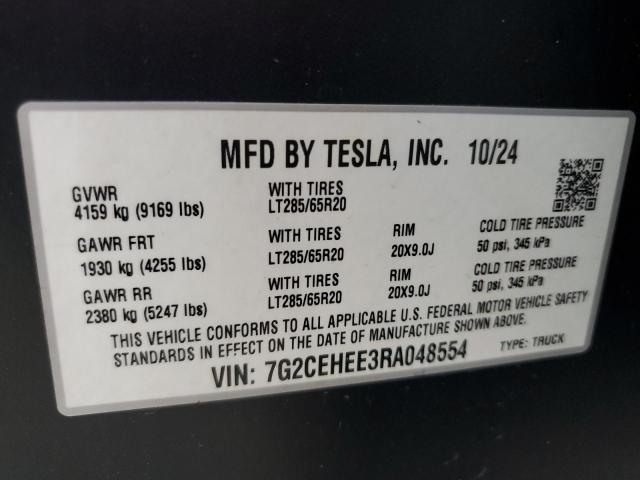 2024 TESLA CYBERTRUCK #3296325512