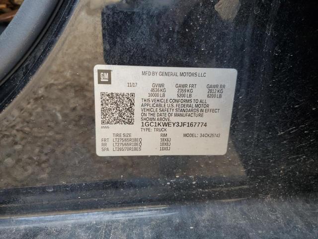 2018 CHEVROLET SILVERADO #3286690323