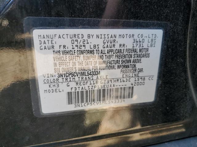 2021 NISSAN KICKS SV 3N1CP5CV1ML543334