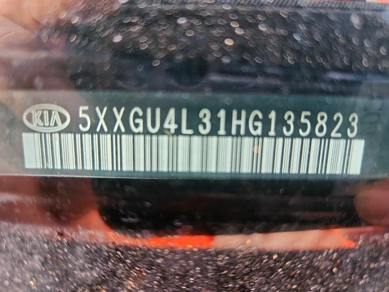 2017 KIA OPTIMA EX 5XXGU4L31HG135823