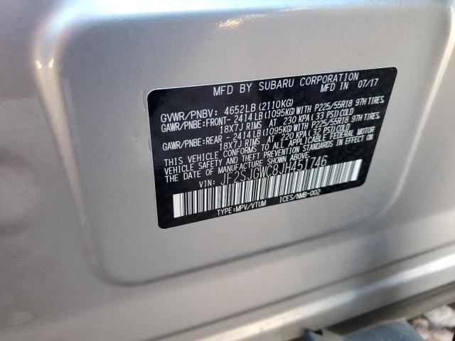 2018 SUBARU FORESTER 2 JF2SJGWC8JH451746