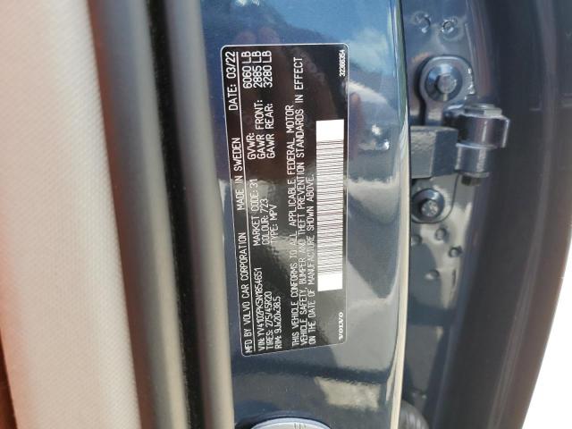 2022 VOLVO XC90 T5 MOMENTUM YV4102PK5N1854651