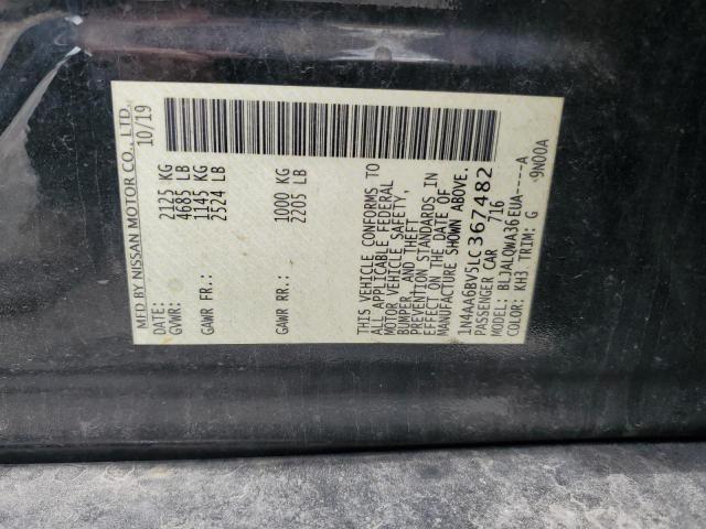 2020 NISSAN MAXIMA S 1N4AA6BV5LC367482