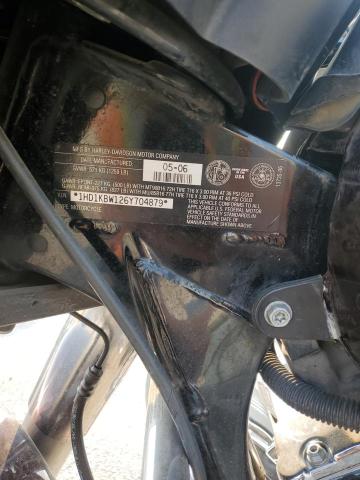 2006 HARLEY-DAVIDSON FLHXI 1HD1KBW126Y704879