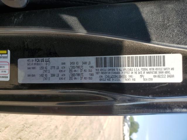 2017 JEEP WRANGLER U 1C4BJWDG9HL684556