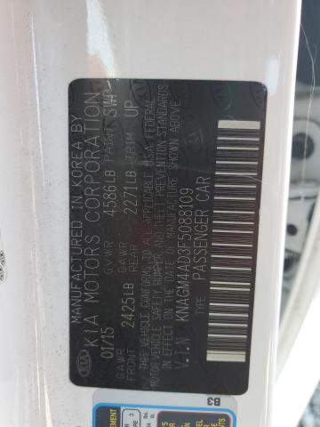 2015 KIA OPTIMA HYB KNAGM4AD3F5088109