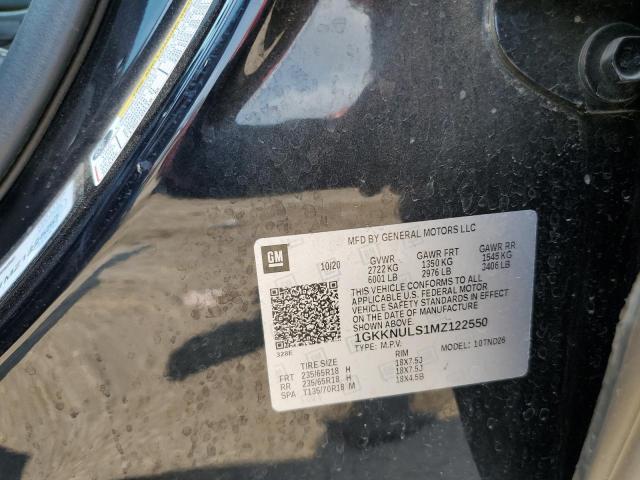 2021 GMC ACADIA SLT 1GKKNULS1MZ122550