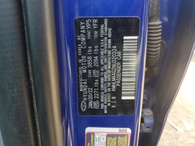 2022 HYUNDAI ELANTRA SE - KMHLM4AG2NU320324