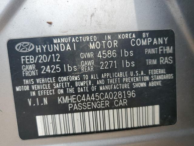 2012 HYUNDAI SONATA HYB - KMHEC4A45CA028196