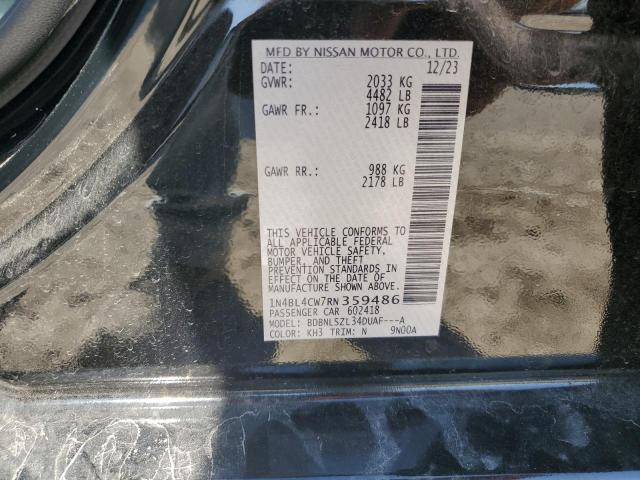 2024 NISSAN ALTIMA SR - 1N4BL4CW7RN359486