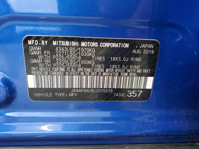 2020 MITSUBISHI OUTLANDER JA4AP4AU9LU005536