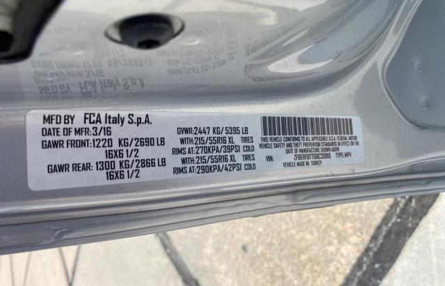 2016 RAM PROMASTER ZFBERFBT7G6C39810
