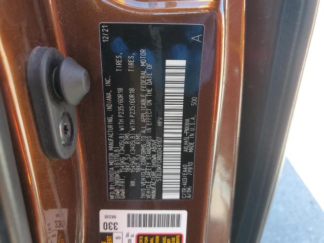 2022 TOYOTA SIENNA XLE 5TDJSKFC8NS049107
