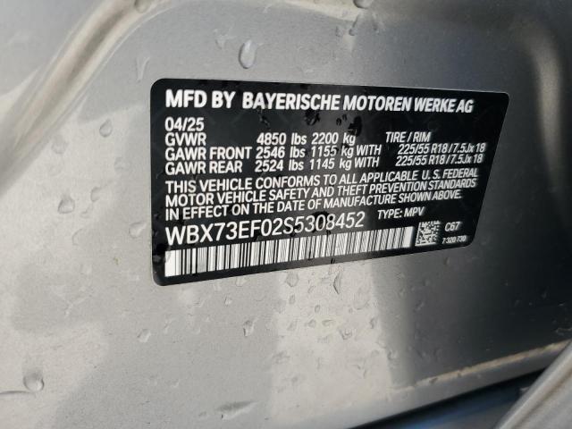 2025 BMW X1 XDRIVE28I WBX73EF02S5308452