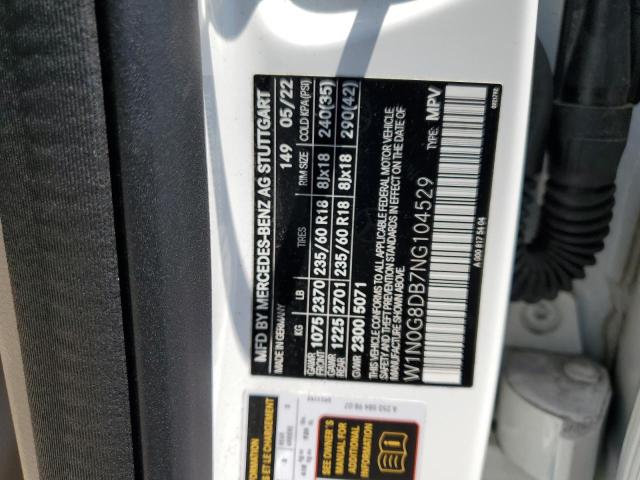 2022 MERCEDES-BENZ GLC 300 W1N0G8DB7NG104529