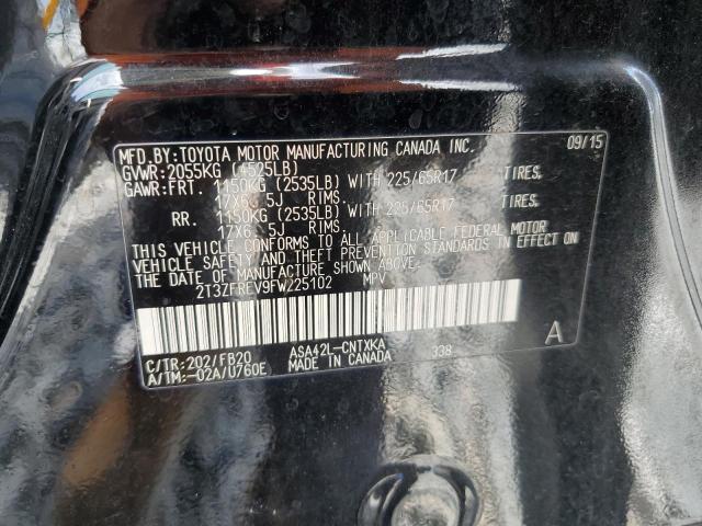 2015 TOYOTA RAV4 LE 2T3ZFREV9FW225102