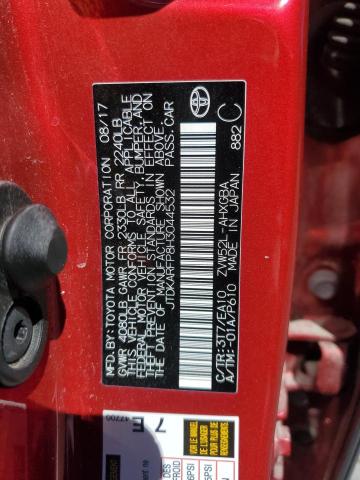2017 TOYOTA PRIUS PRIM JTDKARFP8H3044532