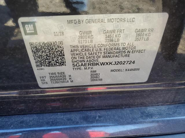 2019 BUICK ENCLAVE ES 5GAERBKWXKJ202724