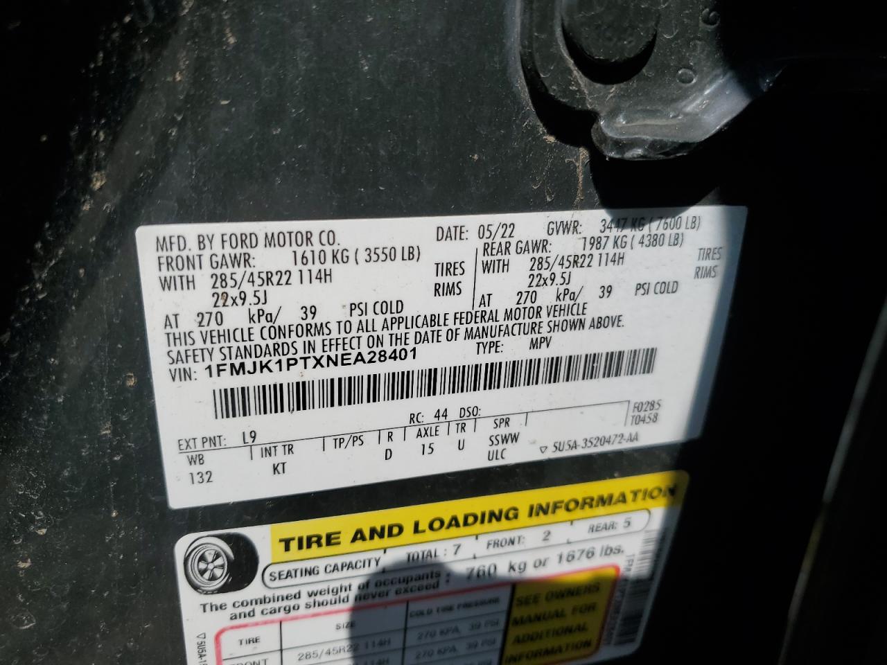 FORD EXPEDITION MAX KING RANCH