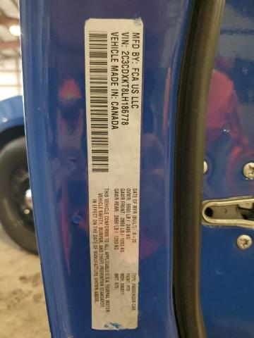 2020 DODGE CHARGER POLICE 2C3CDXKT8LH186778
